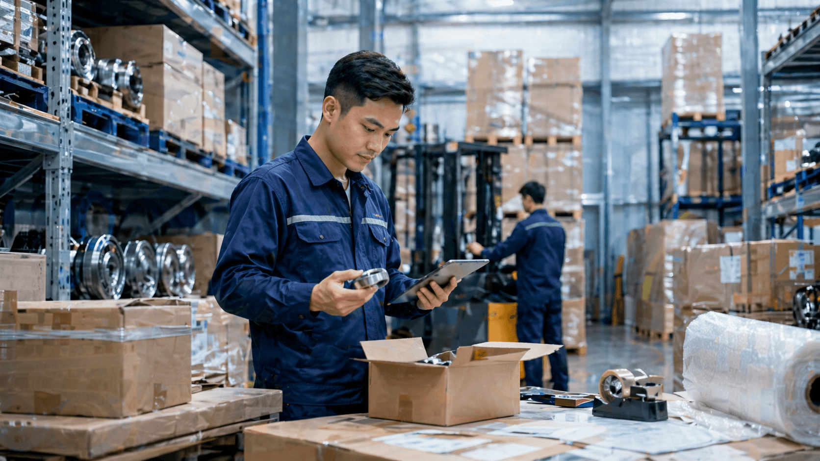 Vị trí Kho và Giao nhận hàng hóa công nghiệp tại HT-Saigon